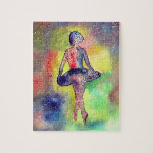 Puzzle d'art Ballerina Watercolor