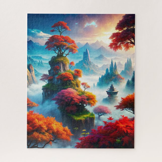 Puzzle d'art chinois antique (Vertical)