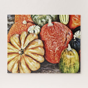 Puzzle d'art Citrouille et gourmand