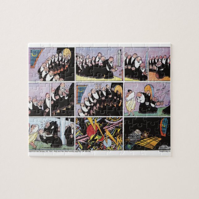 Puzzle d'art de dessin vintage (Horizontal)