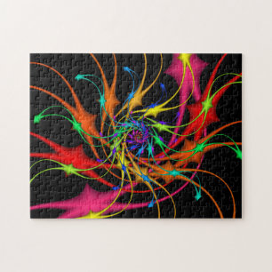 Puzzle d'art de fractale de feux d'artifice