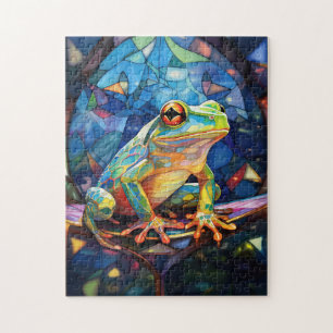 Puzzle d'art de la grenouille