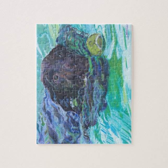 Puzzle d'art de labrador retriever (Vertical)