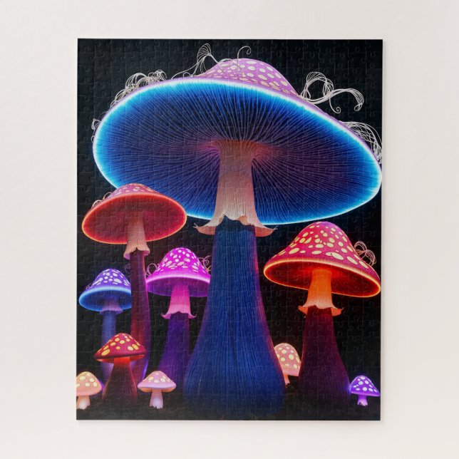Puzzle d'art des champignons (Vertical)
