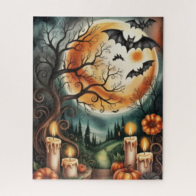Puzzle d'art d'Halloween (Vertical)