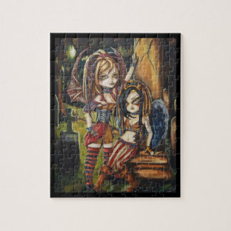 Puzzle d'art d'imaginaire de soeurs de Goth de