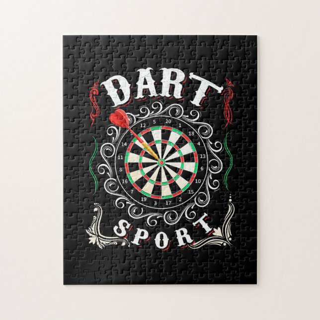 Puzzle Dart est mon sport (Vertical)