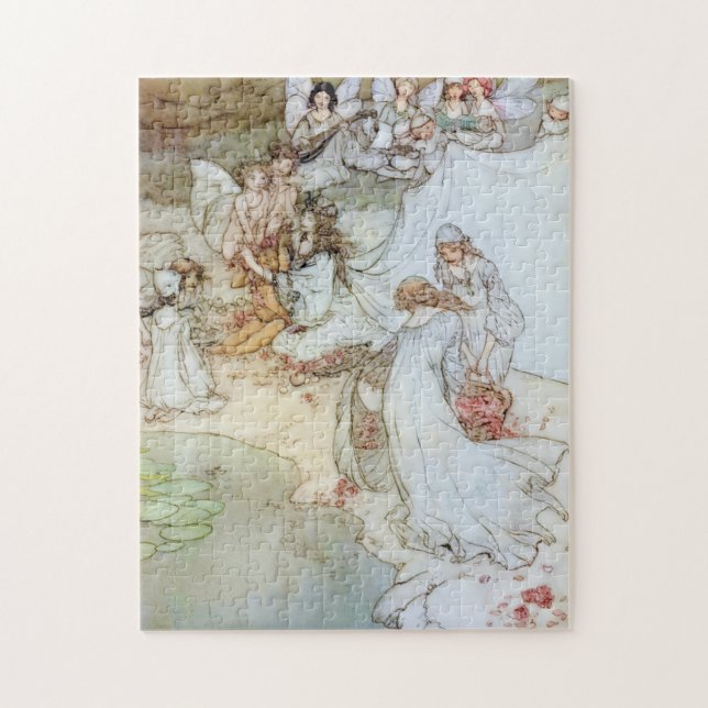Puzzle d'art féerique vintage d'Arthur Rackham  (Vertical)