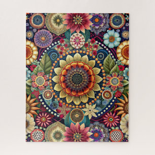Puzzle d'art hippie