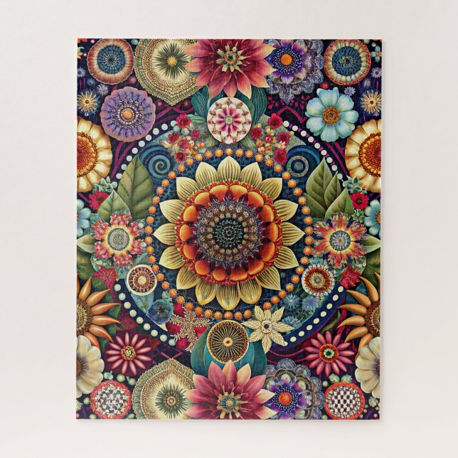 Puzzle d'art hippie (Vertical)