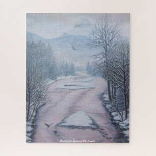 Puzzle d'art hivernal Puzzle d'art paysager hivern