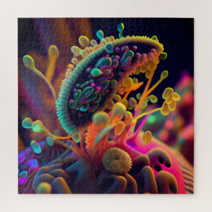 Puzzle d'art microscopique