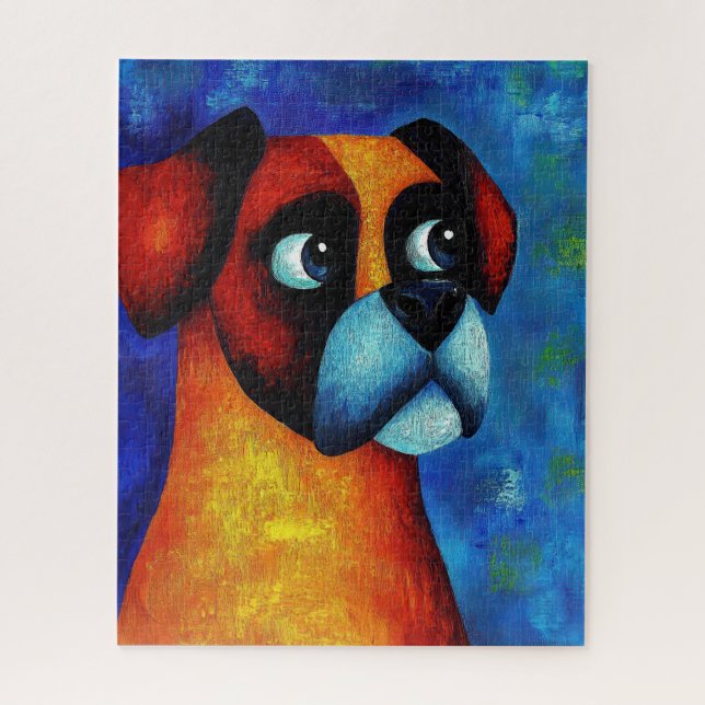 Puzzle d'art Portrait de chien (Vertical)