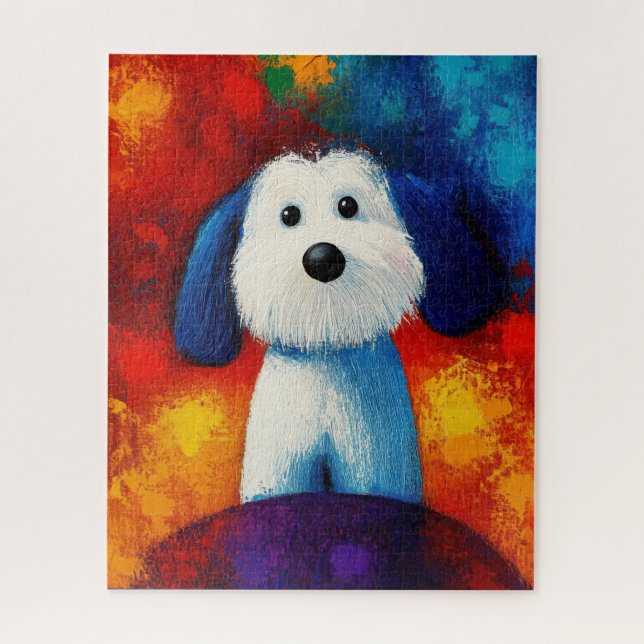 Puzzle d'art Portrait de chien (Vertical)