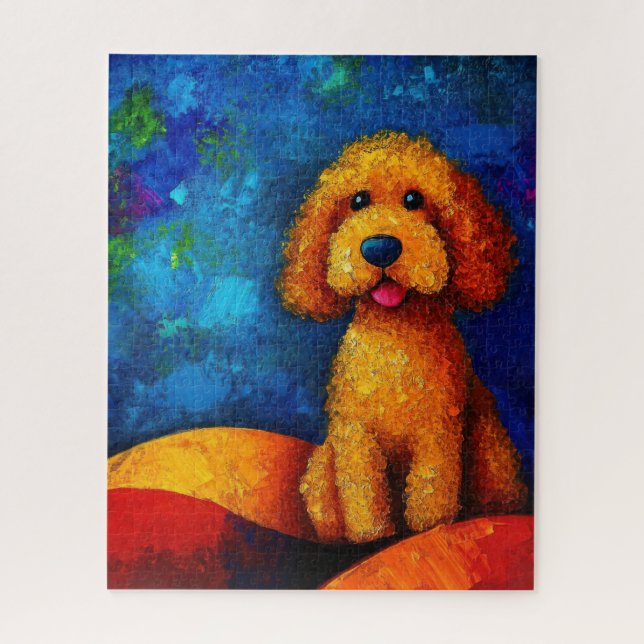 Puzzle d'art Portrait de chien (Vertical)