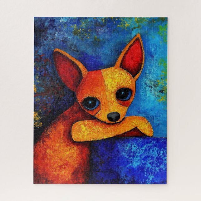 Puzzle d'art Portrait de chien (Vertical)