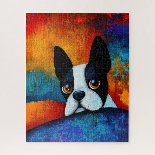 Puzzle d'art Portrait de chien (Vertical)