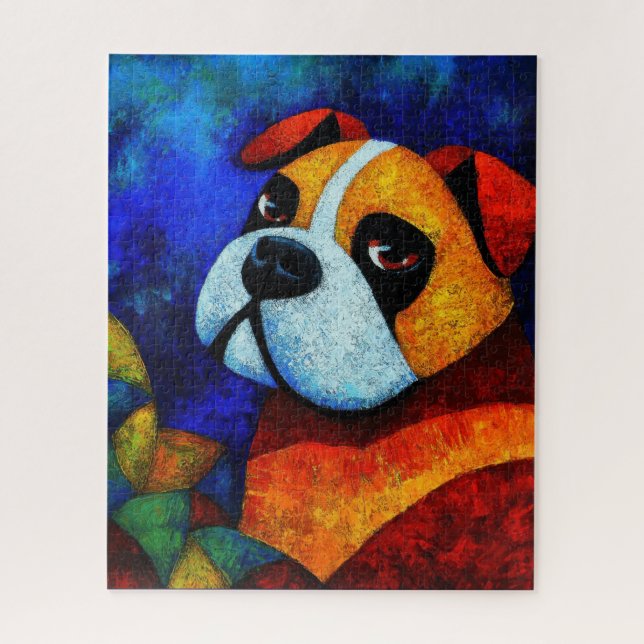 Puzzle d'art Portrait de chien (Vertical)
