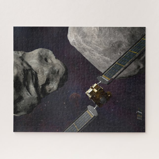 Puzzle Dart Spacecraft Et Le Liciacube Avant Impact (Horizontal)