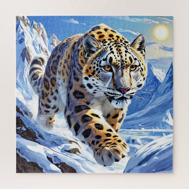 🧩 Puzzle d'art sur la faune de la panthère des ne (Vertical)