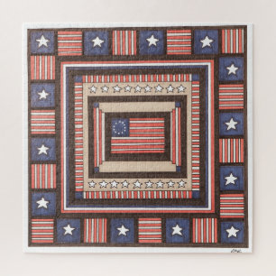 Puzzle d'art unique - Ancien drapeau - Erin Brie A