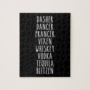Puzzle Dasher Dancer La danseuse Vixen Whiskey Vodka Tequ