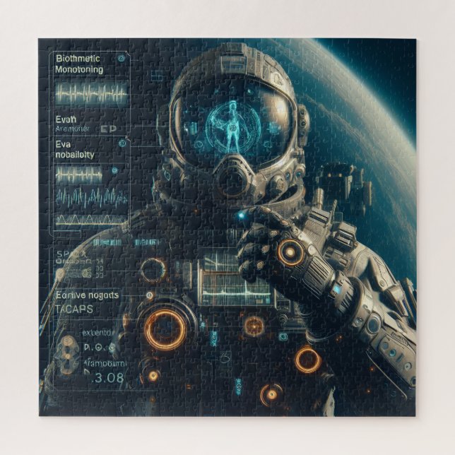 Puzzle d'astronaute (Vertical)
