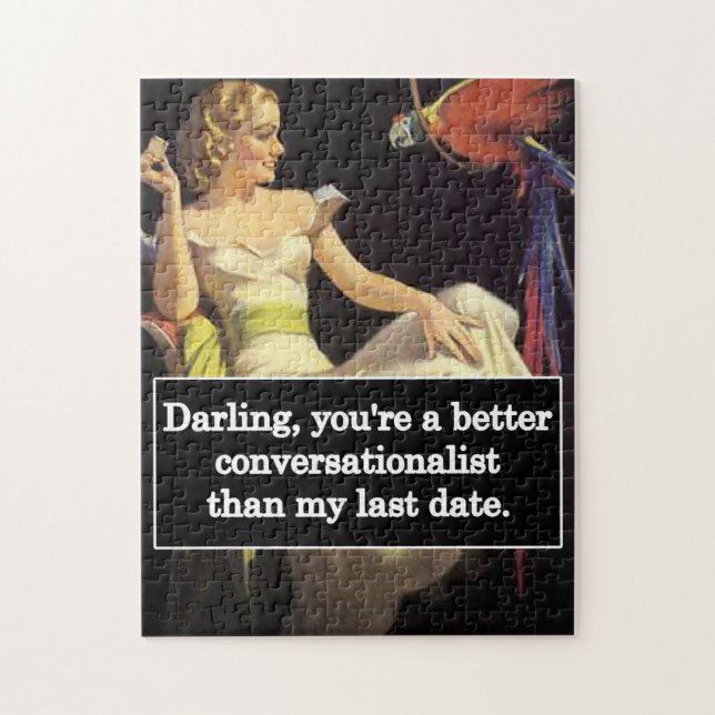 Puzzle Dating est difficile Vintage drôle Graphique (Vertical)