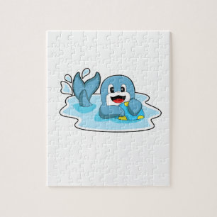 Puzzle Dauphin avec water polo