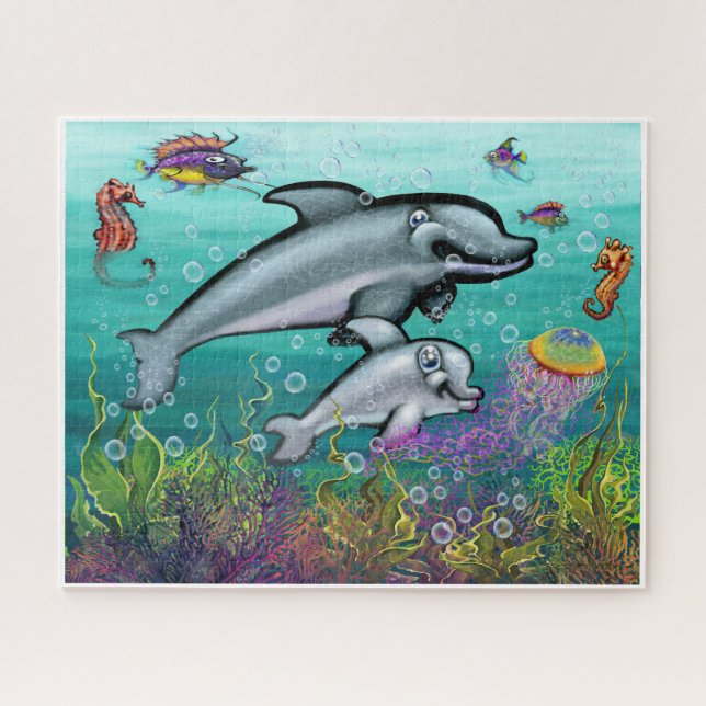 Puzzle Dauphins (Horizontal)