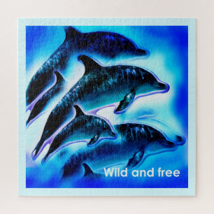 Puzzle Dauphins sauvages et libres