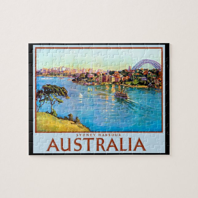 Puzzle d'Australie du port de Sydney (Horizontal)