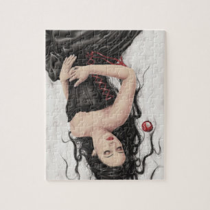 Puzzle d'automne de blancs de neige