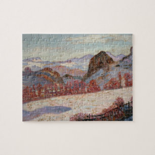 Puzzle d'Auvergne de St Sauves, c.1900 (huile sur le