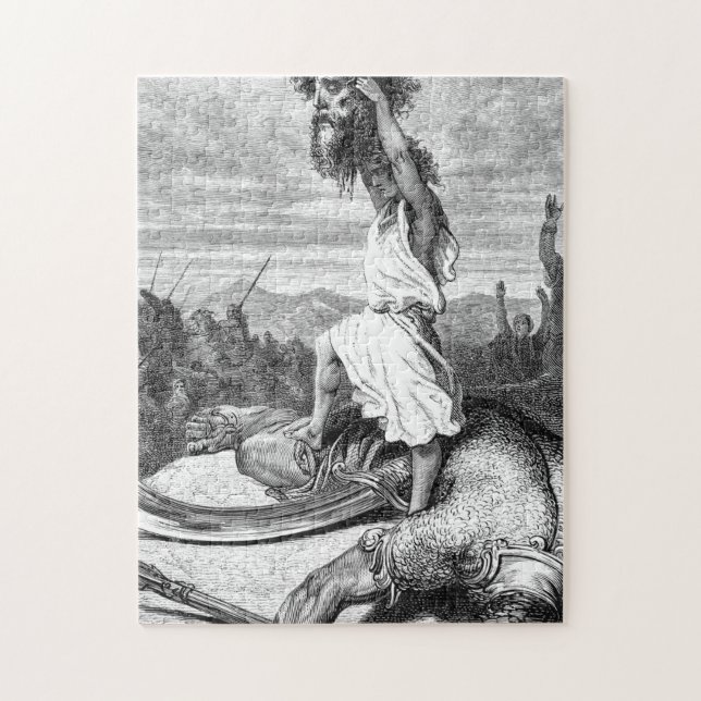 Puzzle David Slay Goliath De Gustave Dore 1886 (Vertical)