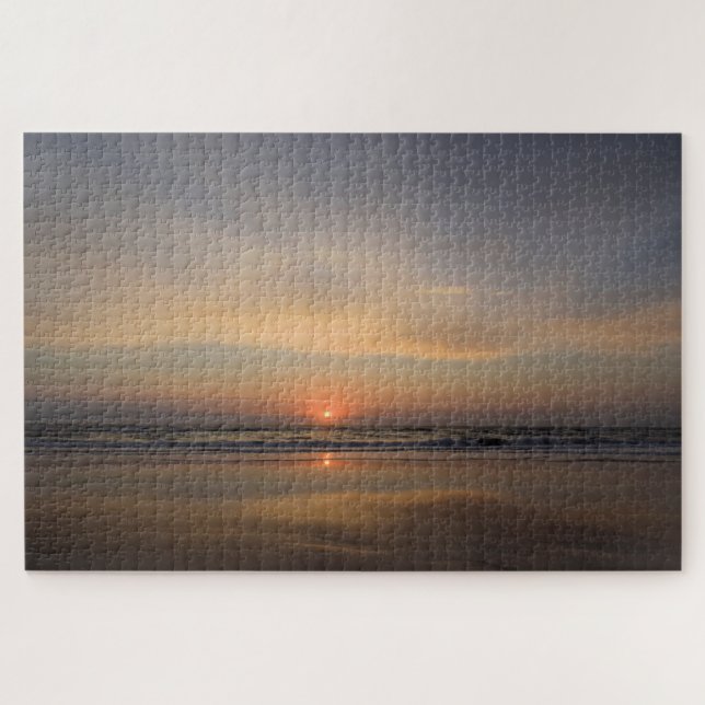 Puzzle Dawn Reflections at Cocoa Beach, Florida - 20x30 (Horizontal)