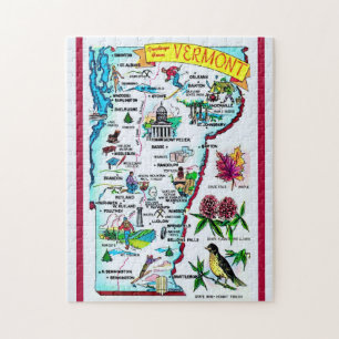 Puzzle de 11x14 du Vermont