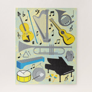 Puzzle de 16x20 instruments pour les aveugles de c