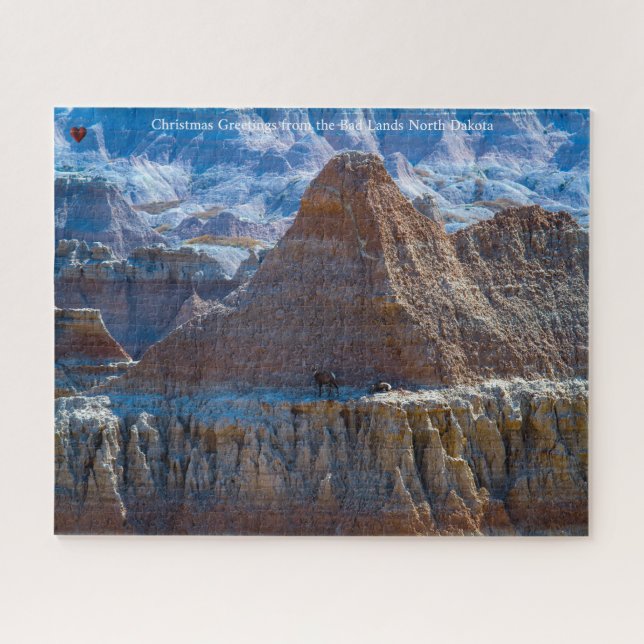 Puzzle de Bad Lands Dakota du Nord (Horizontal)