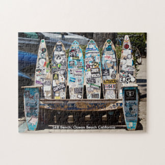 Puzzle de banc du panneau Sk8
