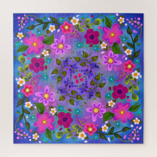 Puzzle De Belles Fleurs De Boho