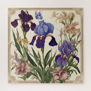 Puzzle De Belles Fleurs Iris