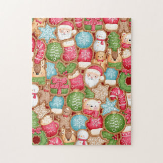 Puzzle de biscuit de Noël au gingembre