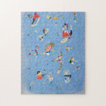Puzzle de bleu de ciel de Kandinsky<br><div class="desc">Puzzle de bleu de ciel de Kandinsky. Huile sur la toile à partir de 1940. Wassily Kandinky a créé quelques peintures d'une manière extravagante diverses dans toute sa carrière, pourtant a tout maintenu un sens unique de style et de verve. Le bleu de ciel est l'un des travaux postérieurs de...</div>