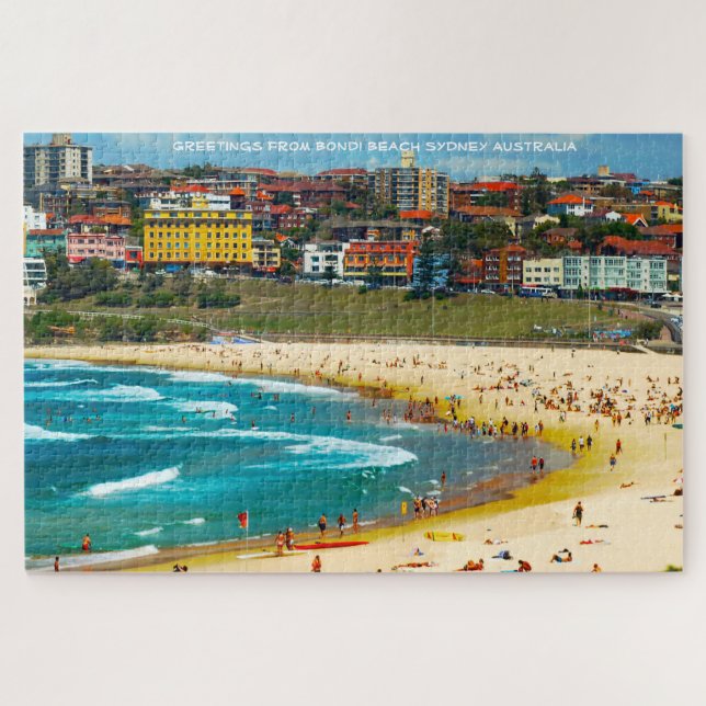 Puzzle de Bondi Beach Sydney (Horizontal)