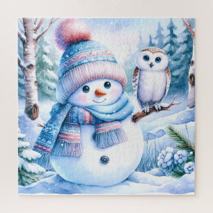 Puzzle de bonhomme de neige
