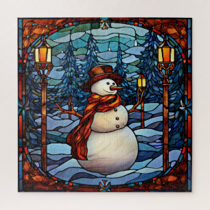 Puzzle de bonhomme de neige