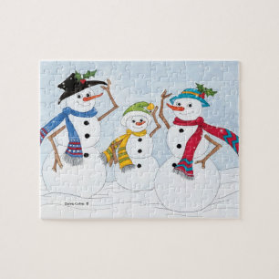 Puzzle de bonhomme de neige