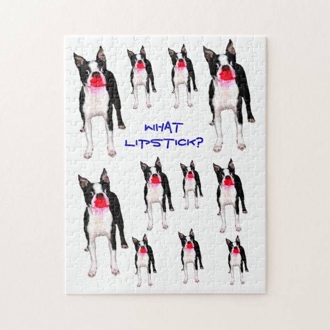 Puzzle de Boston Terrier (Vertical)