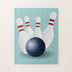 Puzzle de boule et de goupilles de bowling